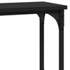 vidaXL Table console Ch&ecirc;ne noir 100 x 22,5 x 75 cm Bois d'ing&eacute;nierie