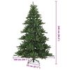 vidaXL Sapin de No&euml;l Artificiel &agrave; Branches Articul&eacute;es Vert 240 cm PVC