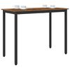 vidaXL table Bois ancien 100 x 50 x 76,5 cm Bois d'ing&eacute;nierie et acier