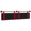 vidaXL T&ecirc;te de lit suspendue Rouge 210 x 55 x 5 cm Simili cuir