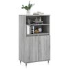 vidaXL Buffet haut Sonoma gris 60x36x110 cm Bois d'ing&eacute;nierie