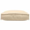 vidaXL Coussin 4 pcs Beige 40 x 40 x 8 cm Tissu Oxford