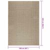 vidaXL Tapis ZIZUR beige 160x230 cm aspect de jute int&eacute;rieur ext&eacute;rieur