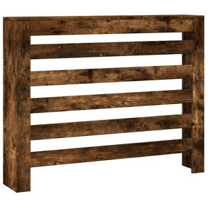vidaXL Cache-radiateur ch&ecirc;ne fum&eacute; 104x20x82 cm bois d'ing&eacute;nierie