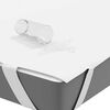 vidaXL Prot&egrave;ge-matelas blanc 160x200 cm imperm&eacute;able