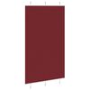vidaXL Store pliss&eacute; rouge bordeaux 120x200 cm largeur du tissu 119,4cm