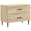 vidaXL Cabinet de chevet avec tiroir Ch&ecirc;ne Sonoma 62 x 34,5 x 47,5 cm