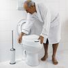 RIDDER Si&egrave;ge de toilette avec couvercle blanc 150 kg A0071001