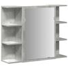 vidaXL Ensemble de meubles de salle de bain 3 pcs gris béton