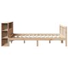 vidaXL Lit biblioth&egrave;que sans matelas 135x190 cm bois de pin massif