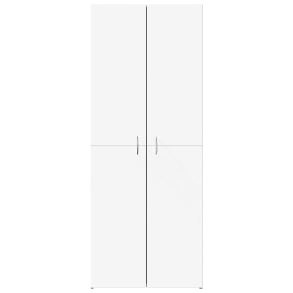 vidaXL Armoire de classement blanc 60x32x153 cm bois d'ing&eacute;nierie