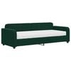 vidaXL Lit de jour avec matelas vert fonc&eacute; 80x200 cm velours