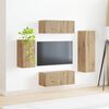 vidaXL Ensemble meuble TV 4 pcs Ch&ecirc;ne artisanal Bois d'ing&eacute;nierie