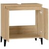 vidaXL Meuble d'&eacute;vier ch&ecirc;ne sonoma 58x33x60 cm bois d'ing&eacute;nierie