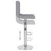 vidaXL Tabouret de bar Gris clair Tissu