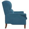 vidaXL fauteuil Bleu 76 x 94 x 102 cm Velours