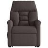 vidaXL Fauteuil inclinable électrique marron foncé tissu