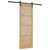 vidaXL Porte coulissante 73,5 x 211 cm Bois de pin massif