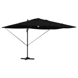vidaXL Parasol Noir 351 x 250 x 253 cm Polyester et Aluminium