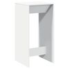 vidaXL Table de bar blanc 51x50x103,5 cm bois d'ing&eacute;nierie