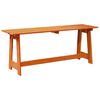 vidaXL Banc ext&eacute;rieur Marron 119 x 37 x 47 cm Bois de pin massif