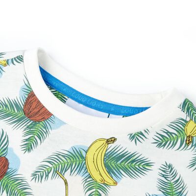 T-shirt pour enfants avec manches courtes multicolore 92