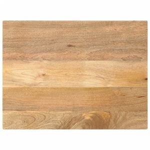 vidaXL Dessus de table 90x70x2,5 cm rectangulaire bois massif manguier