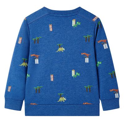 Sweatshirt pour enfants mélange bleu foncé 92