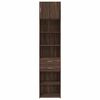 vidaXL Armoire de rangement mince chêne marron 50x42,5x225 cm