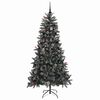 vidaXL Sapin de No&euml;l artificiel Vert 210 cm PVC, plastique et acier
