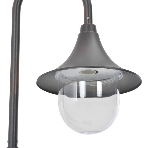 vidaXL Lampadaire de jardin E27 120 cm Aluminium Bronze