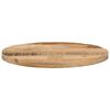 vidaXL Dessus de table Ø 40x2,5 cm rond bois massif de manguier brut