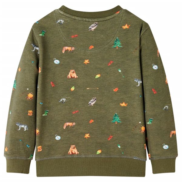 Sweatshirt pour enfants kaki 116