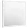 vidaXL Miroir de salle de bain Blanc brillant 40x1,5x37 cm Agglom&eacute;r&eacute;