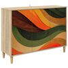 vidaXL Buffet BONN Sonoma 102 x 33 x 75 cm Bois d'ing&eacute;nierie
