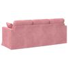 vidaXL Canap&eacute; Rose 198 x 78 x 80 cm Velours