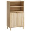 vidaXL Buffet haut Ch&ecirc;ne sonoma 60x36x110 cm Bois d'ing&eacute;nierie