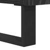 vidaXL Meuble TV Ch&ecirc;ne noir 103,5 x 30 x 50 cm Bois d'ing&eacute;nierie