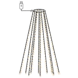 vidaXL Guirlande lumineuse d'arbre de No&euml;l avec 150 LED 150 cm