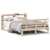 vidaXL Cadre de lit avec t&ecirc;te de lit sans matelas 120x190 cm