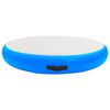 vidaXL Tapis gonflable de gymnastique avec pompe 100x100x10cm PVC Bleu
