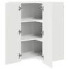 vidaXL Armoire de cuisine Lucca Blanc 57 x 57 x 80 cm