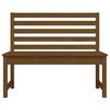vidaXL Banc de jardin marron miel 109 cm bois de pin massif