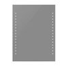 vidaXL Miroir de salle de bain 60 x 80 cm avec lumi&egrave;res LED