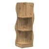 vidaXL &Eacute;tag&egrave;re d'angle Ch&ecirc;ne artisanal 34 x 33 x 102 cm