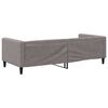 vidaXL Lit de repos sans matelas taupe 90x200 cm tissu