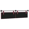 vidaXL T&ecirc;te de lit suspendue Bordeaux 210 x 55 x 7 cm tissu