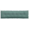 vidaXL Coussin de Dos Vert Mer 180 x 50 cm Tissu en velours c&ocirc;tel&eacute;