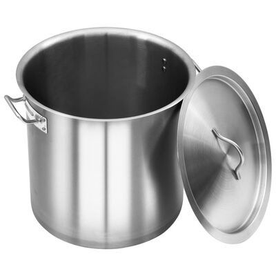 Grande arite avec couvercle en acier inoxydable pour induction 35 l Grande arite avec couvercle en acier inoxydable pour induction 35 l