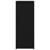 vidaXL Buffet chêne noir 29,5x34x76 cm bois d'ingénierie